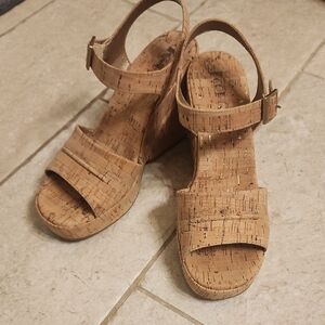 Kork-Ease Cork Wedge Sandals